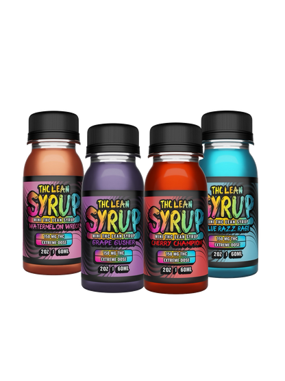 150mg THC Mini Syrup - 4 Pack (Save $30)